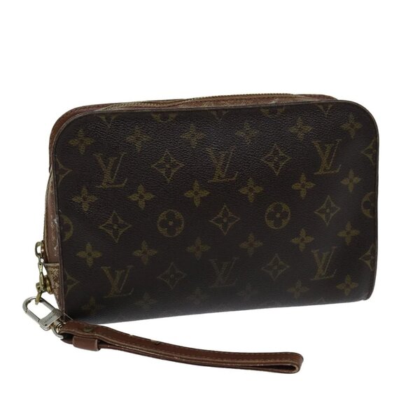 LOUIS VUITTON Monogram Orsay Clutch Bag M51790 LV Auth 81529 - Picture 1 of 16